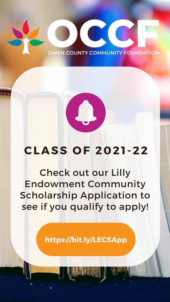 OCCF Lilly Scholarship Application
