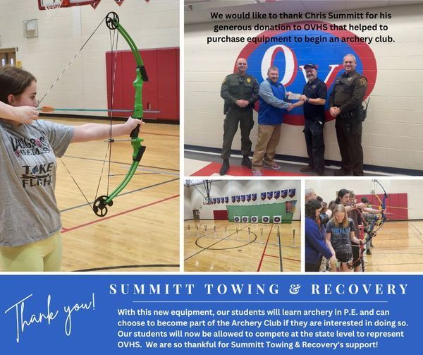 Archery Club Created Thanks to Community Partner