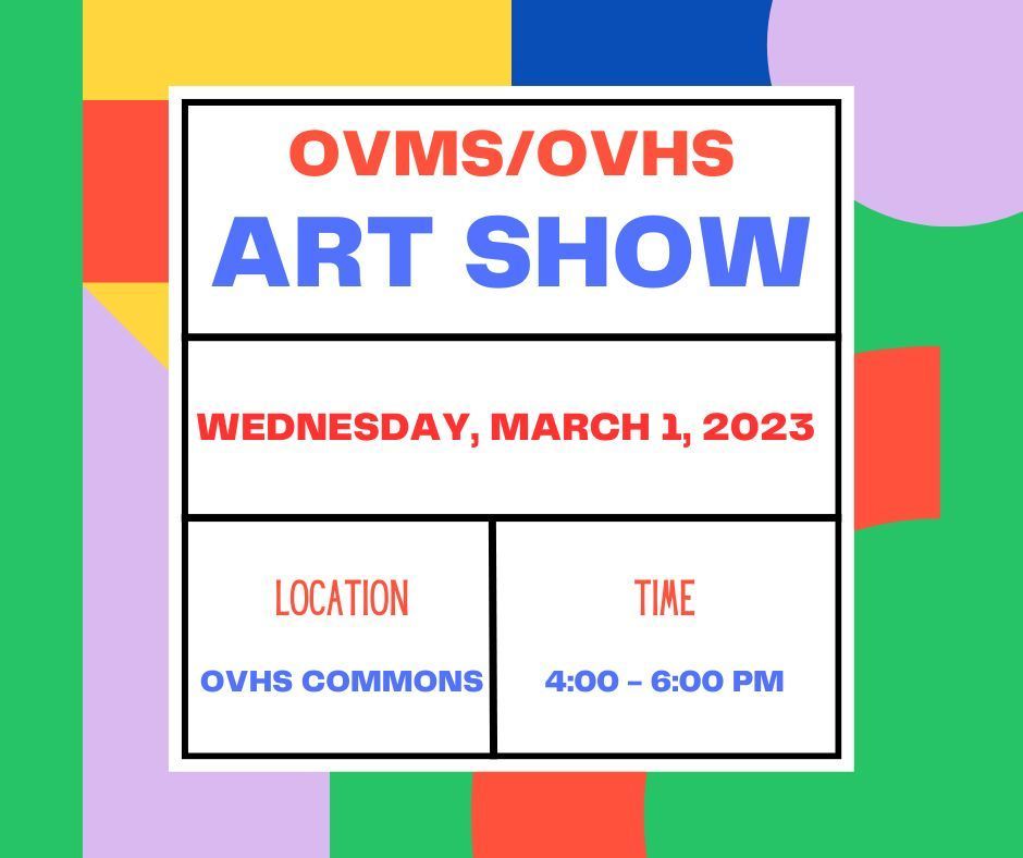 OVMS/OVHS Art Show Announced