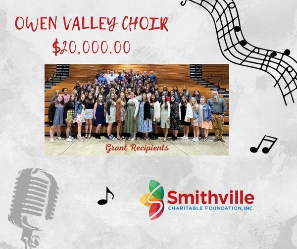 Owen Valley Choir Receives Large Donation