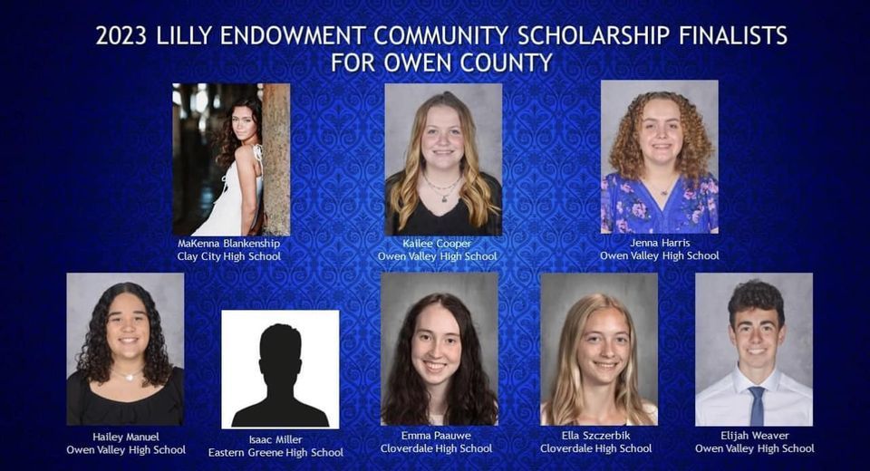 2023 Lilly Endowment Scholarship Finalists