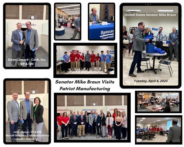 U.S. Senator Mike Braun Visits Pat Man
