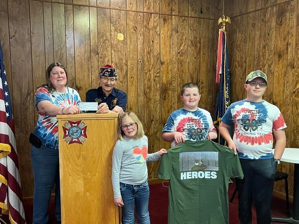 4-H Fishing Team Partners with Local VFW