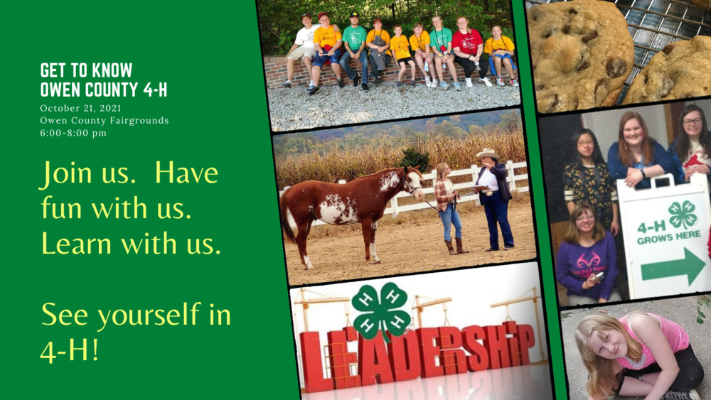 Get to Know Owen County 4-H