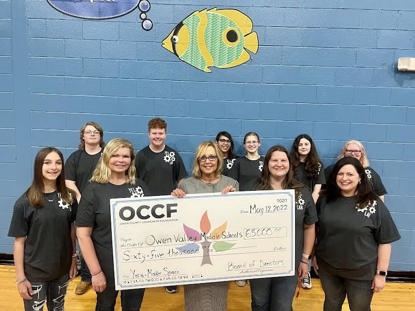OCCF Provides Grant for YES Makerspace at OVMS