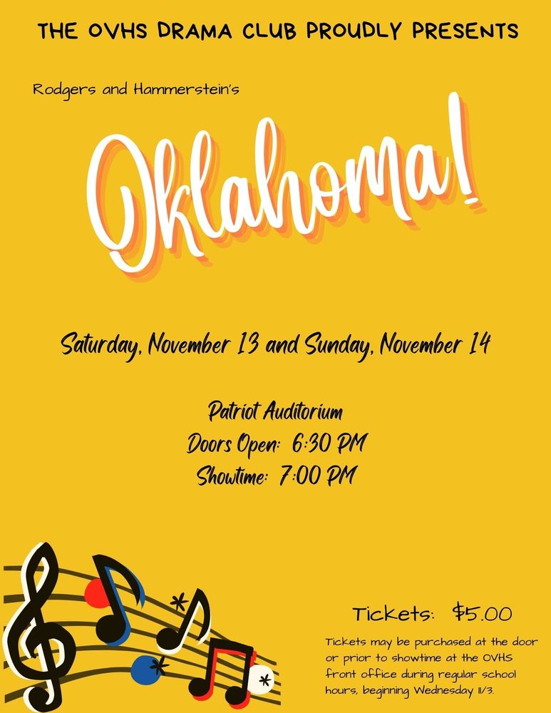 OVHS Drama Club Presents Oklahoma!