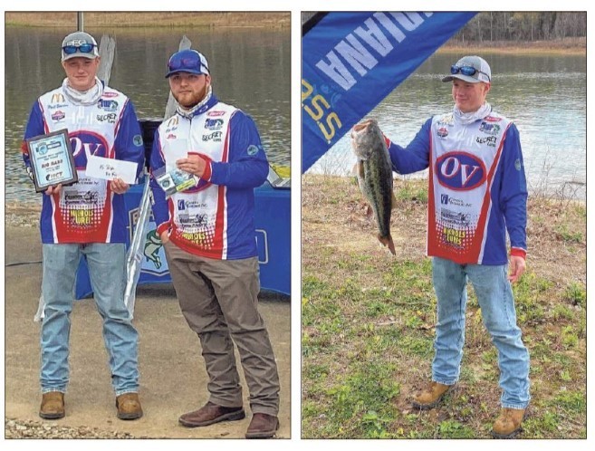 OVHS students compete in Indiana National Bass Fishing Competition.