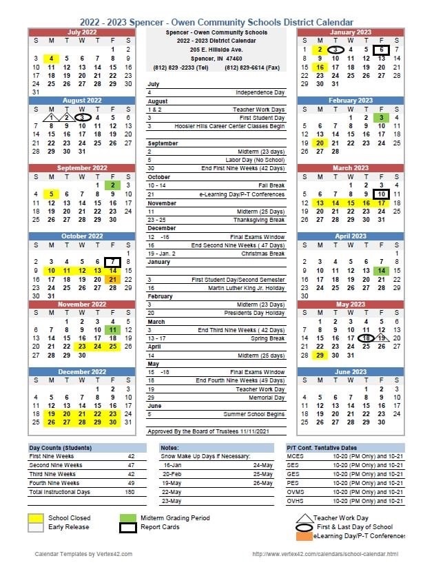 calendar 