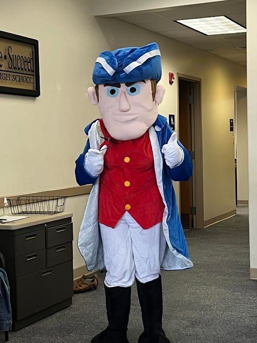Patriot Mascot Donated to School from Class of 2022