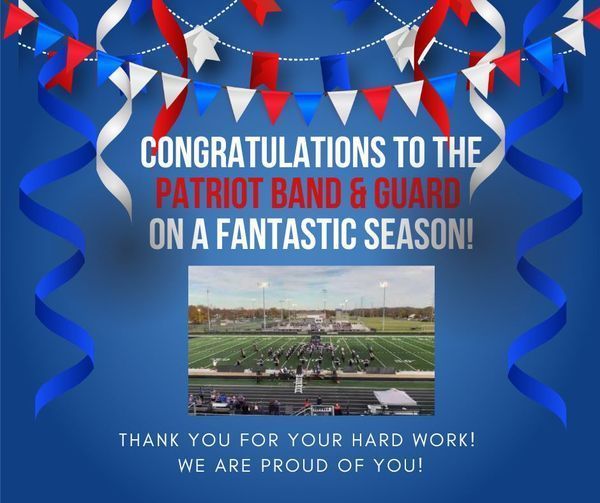 Patriot Band & Guard Finish Great Season